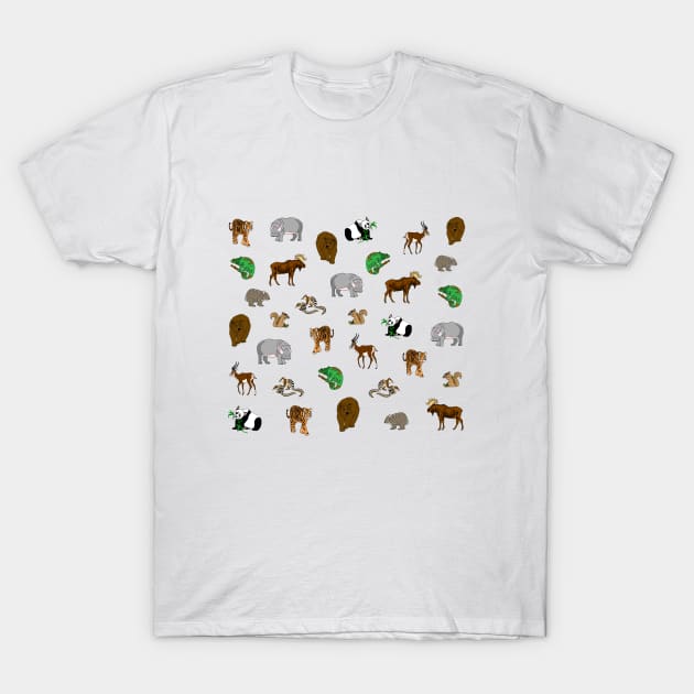 Wild Animals T-Shirt by imphavok